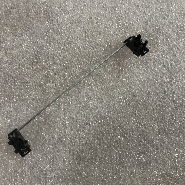 机械键盘卫星轴客制化diy钢板上油润滑脂2x 6.25x平衡杆黑白色87