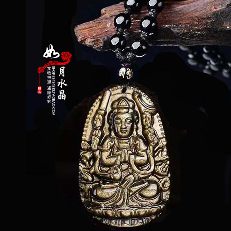 金曜石生肖鼠本命佛千手观音