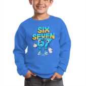 儿童长袖 热卖 67可爱卡通印花圆领卫衣春秋季 时尚 Six Seven