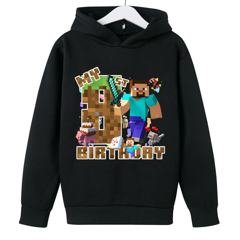 我的世界儿童连帽卫衣