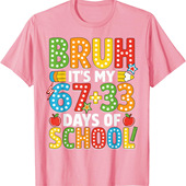 Its School儿童短袖 Bruh Days T恤宽松上衣