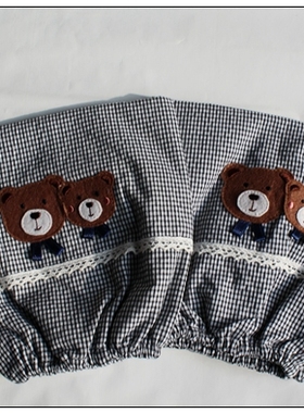 AABY 纯棉蕾丝花边憨憨熊娃娃办公室护袖/套袖/袖套