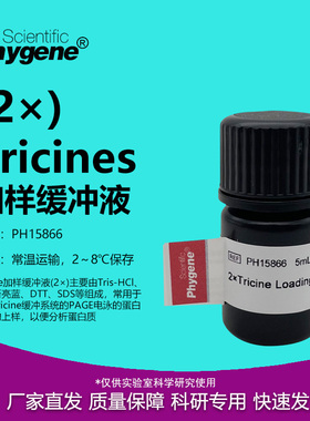 2×Tricines加样缓冲液 PAGE小分子电泳 上样缓冲液 PHYGENE
