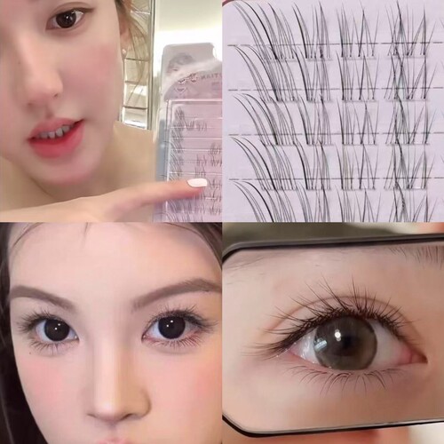 露丝同款睫毛！奶呼呼狐系睫毛 不免胶