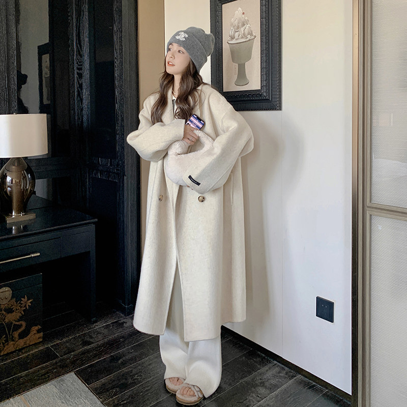 羊驼绒双面妮子大衣560款P245K358,女装毛呢外套,2C333