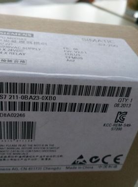 CPU221原装6ES7211-0BA23-0XB0西门子6ES7 211-0BA23-0XB0