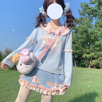 刺绣女二服铭依记卫衣秋季