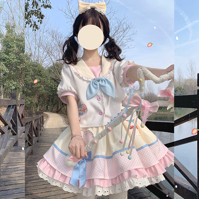 铭依记现货夏季印花Lolita