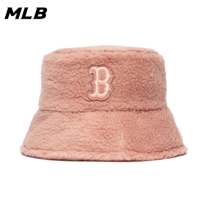 MLB美职棒 简约时尚百搭刺绣Logo休闲舒适保暖高街日常遮阳渔夫帽