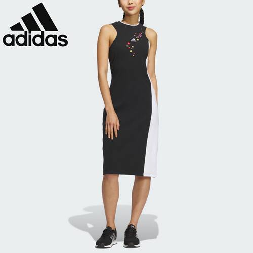 adidas阿迪达斯女拼色运动连衣裙