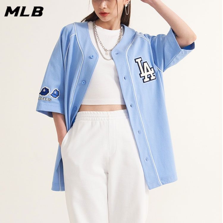 MLB美职棒情侣透气棒球短袖T恤