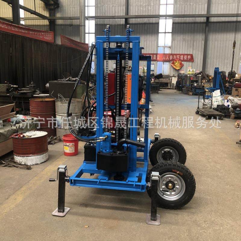 大口径柴油打井设备农田灌溉井牵引轮行走柴油液压款打井机钻井机,五金/工具,工程钻机,淘宝优惠券,粉丝福利购,淘宝优惠卷
