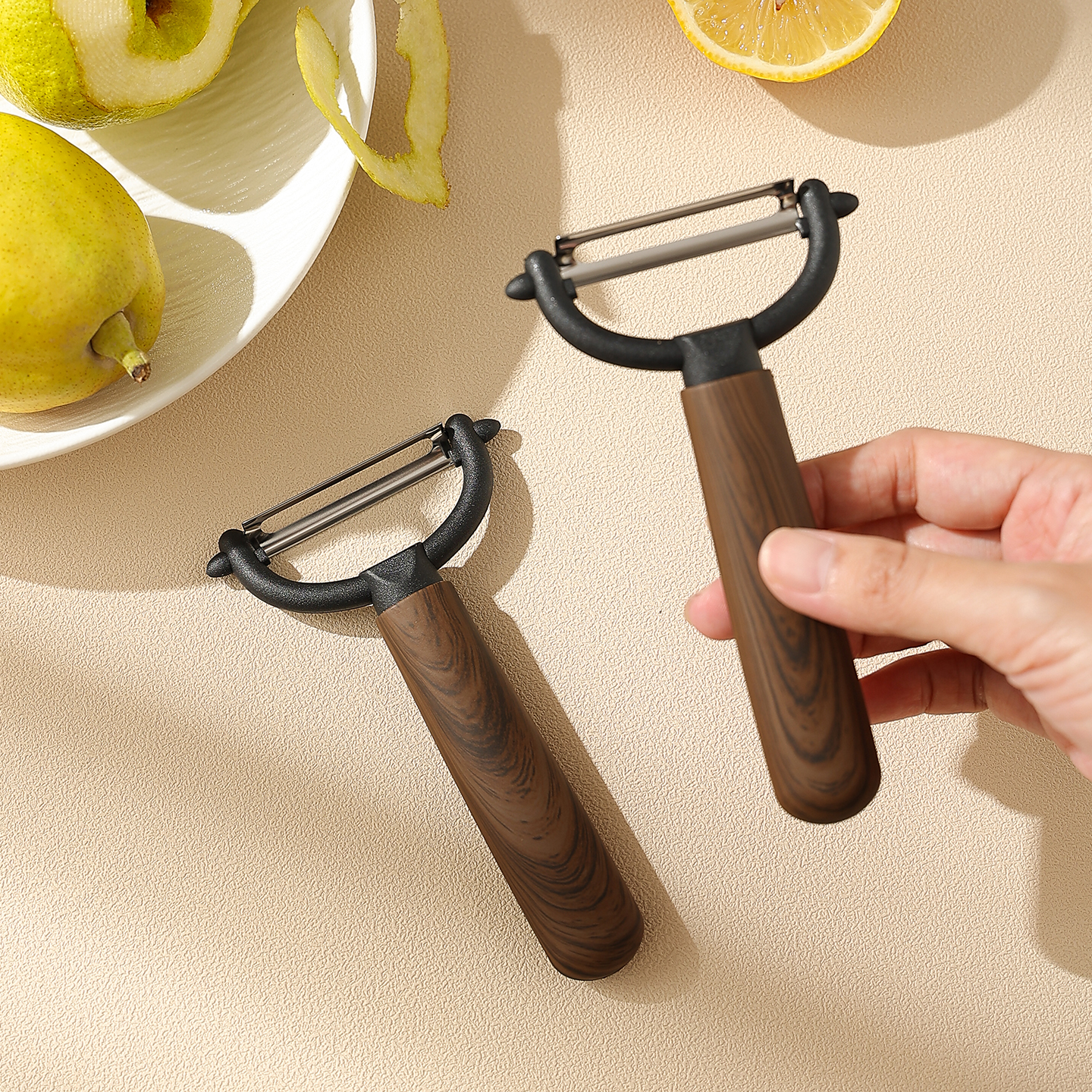 熊谷组高颜值水果刮皮刀削皮神器