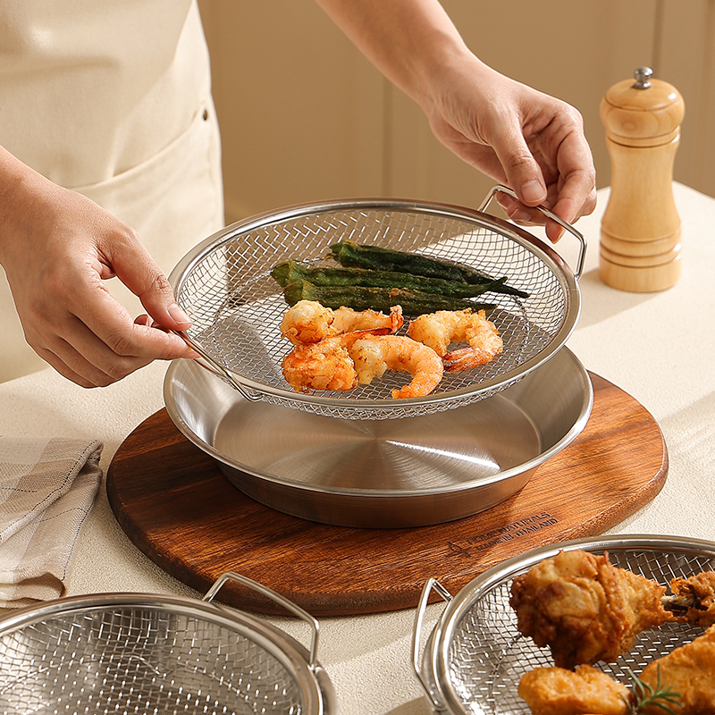 熊谷组双层滤网沥油盘