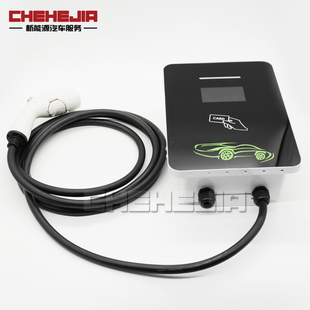 新能源汽车充电器通用壁挂式充电枪理想小鹏威马7kw32A扫码充电桩