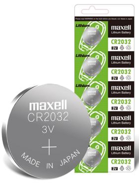 Maxell纽扣电池CR203225颂拓核心原装3V汽车遥控器电池血糖仪日本