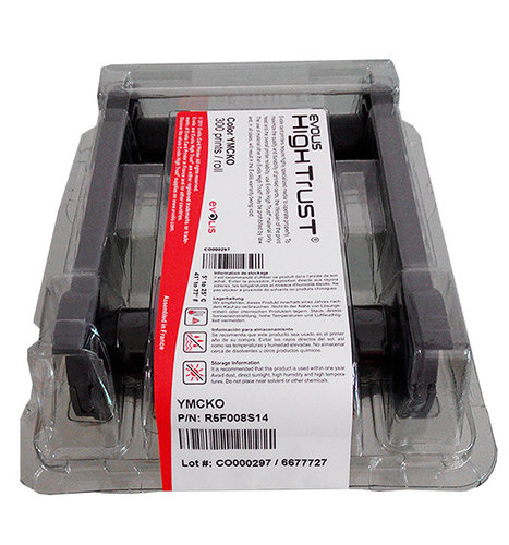 evolis碳带色带证卡打印机