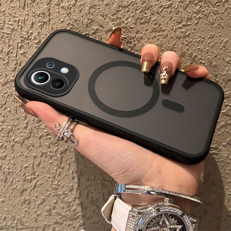 磁吸适用小米11手机壳M2011K2C肤感男磨砂全包潮牌时尚女防摔硬壳