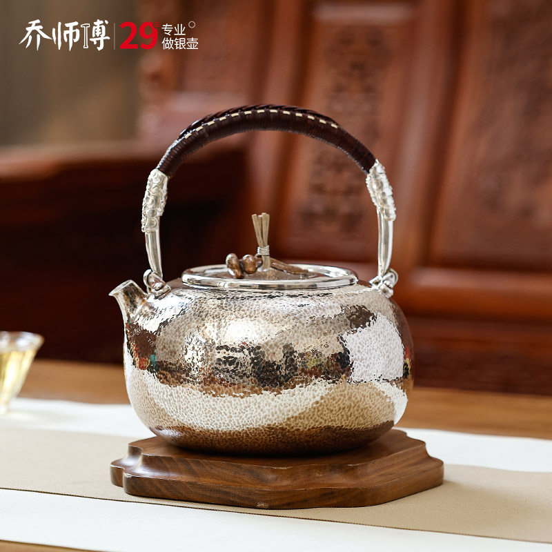 茶炉煮茶银壶纯银999烧水壶纯手工蘑菇一张打日本北村款真锅静良,餐饮具,茶壶,淘宝优惠券,粉丝福利购,淘宝优惠卷