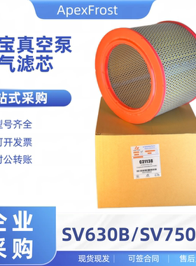 053159833莱宝真空泵进气滤芯SV630B空滤SV750B空气过滤器C21138