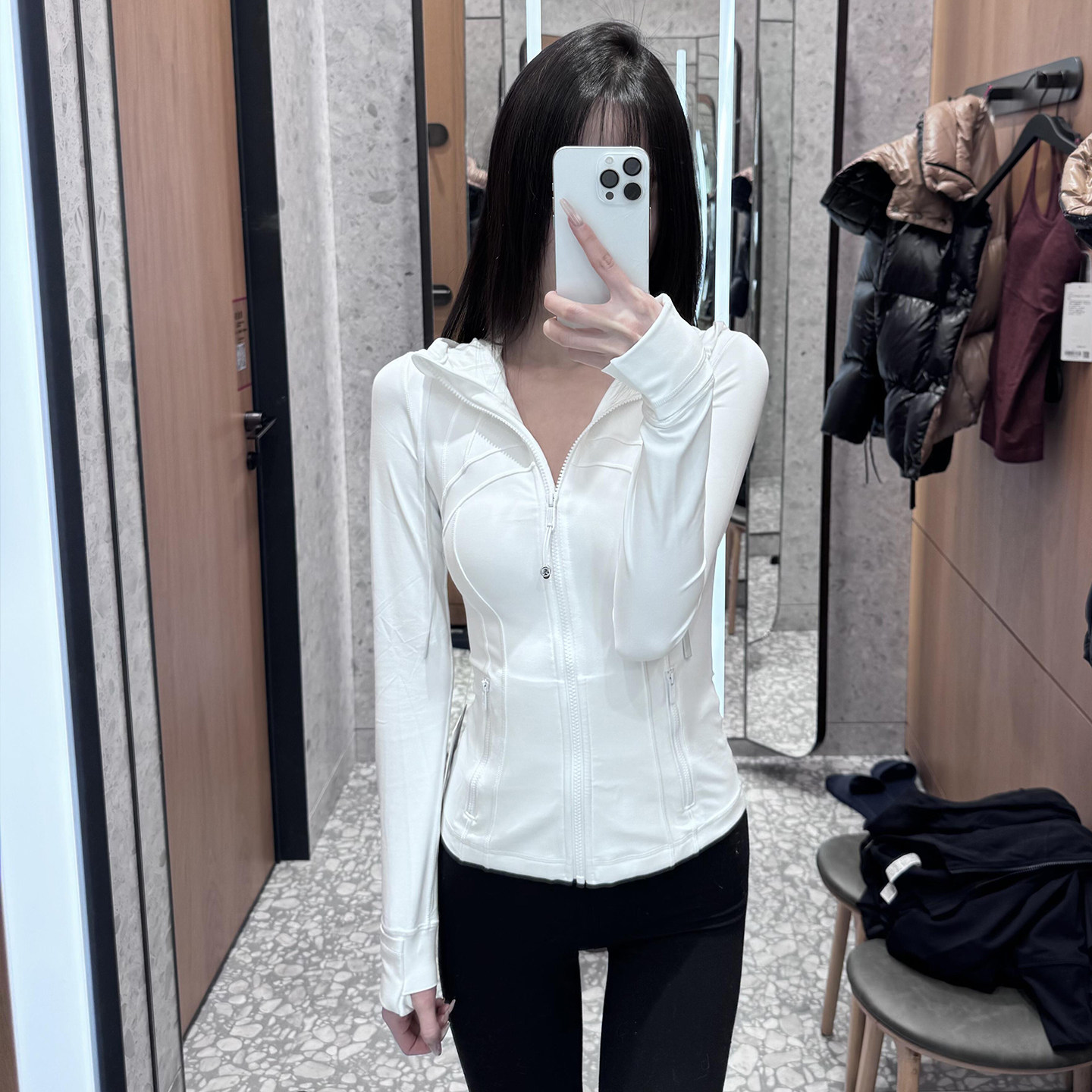 DefineNulu连帽修身瑜伽服女图片