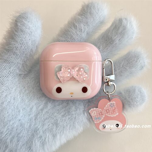 airpods4耳机套立体蝴蝶结兔子