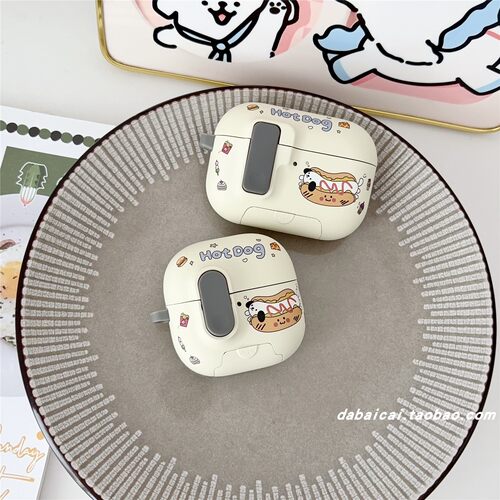 airpods4耳机套腊肠狗自动弹盖
