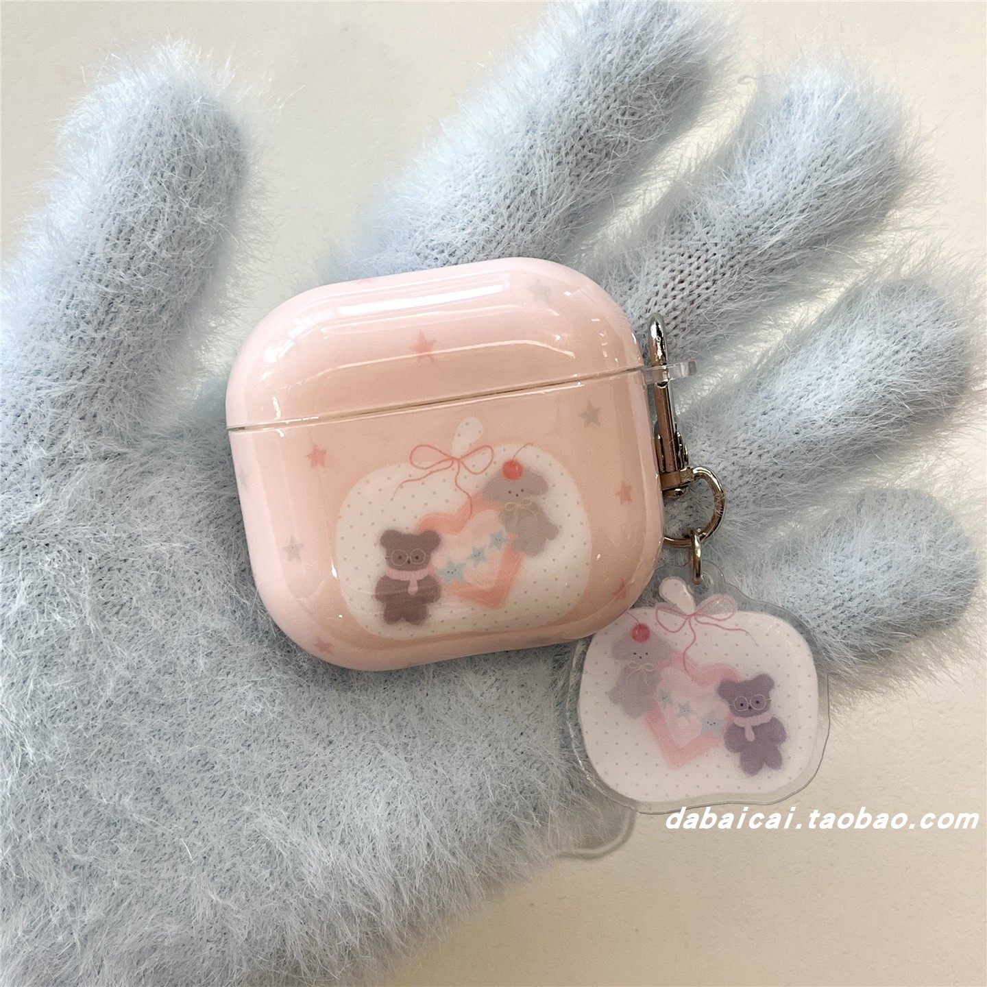 ins风星星爱心小熊狗狗适用airpods pro3保护套pro二代airpodspro2耳机套壳4代苹果无线蓝牙三代airpods3可爱,3C数码配件,耳机保护套,淘宝优惠券,粉丝福利购,淘宝优惠卷