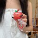 ins创意立体红苹果适用airpods4耳机套pro二代airpodspro2保护套新款 2防摔可爱 3代苹果无线蓝牙三代airpods1