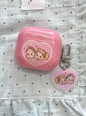 格纹情侣适用airpods4耳机套