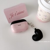 3代苹果无线蓝牙三代airpods1 ins撞色字母爱心适用airpods4耳机套pro3 二代airpodspro2保护套新款 2防摔简约