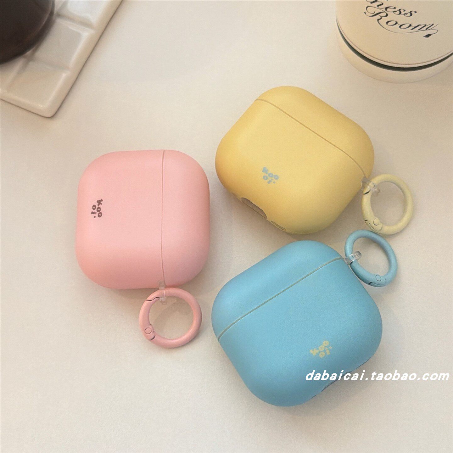 ins磨砂小清新字母适用airpods4耳机套pro3新款airpodspro2保护套3代苹果无线蓝牙耳机壳二三代airpods1/2女