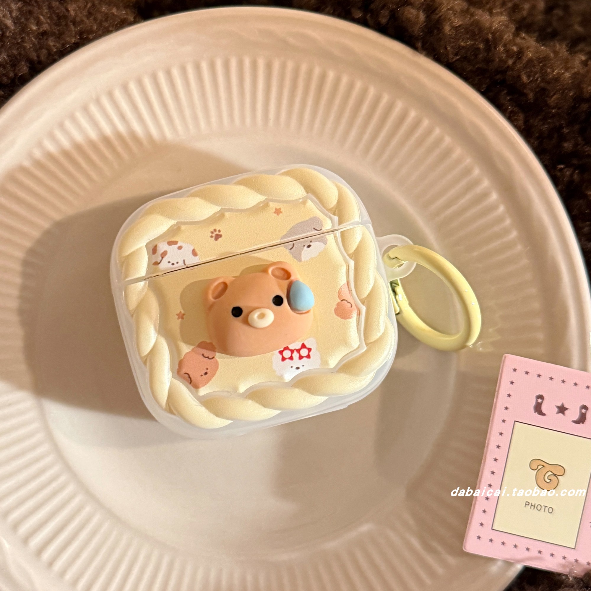 airpods4耳机套ins韩系猫爪小熊