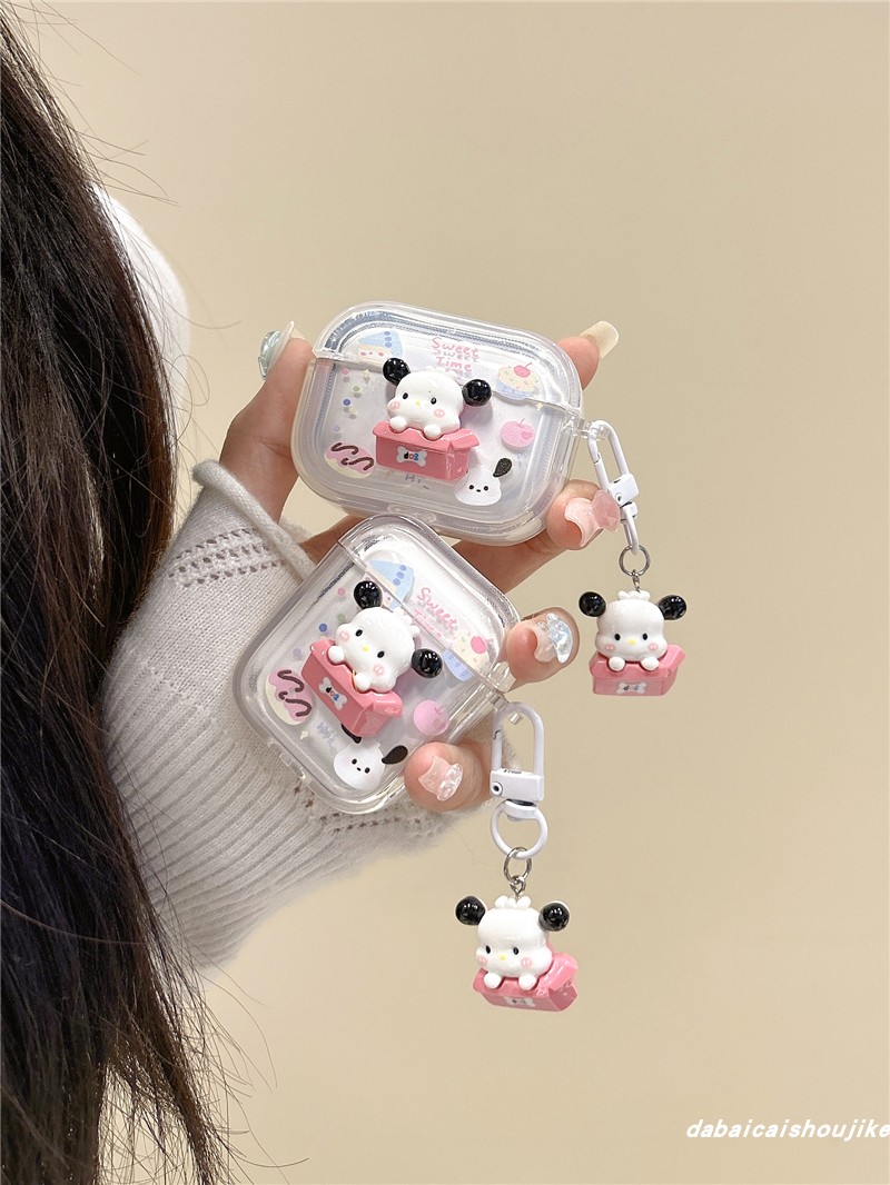 airpods3耳机套男女立体箱子小狗
