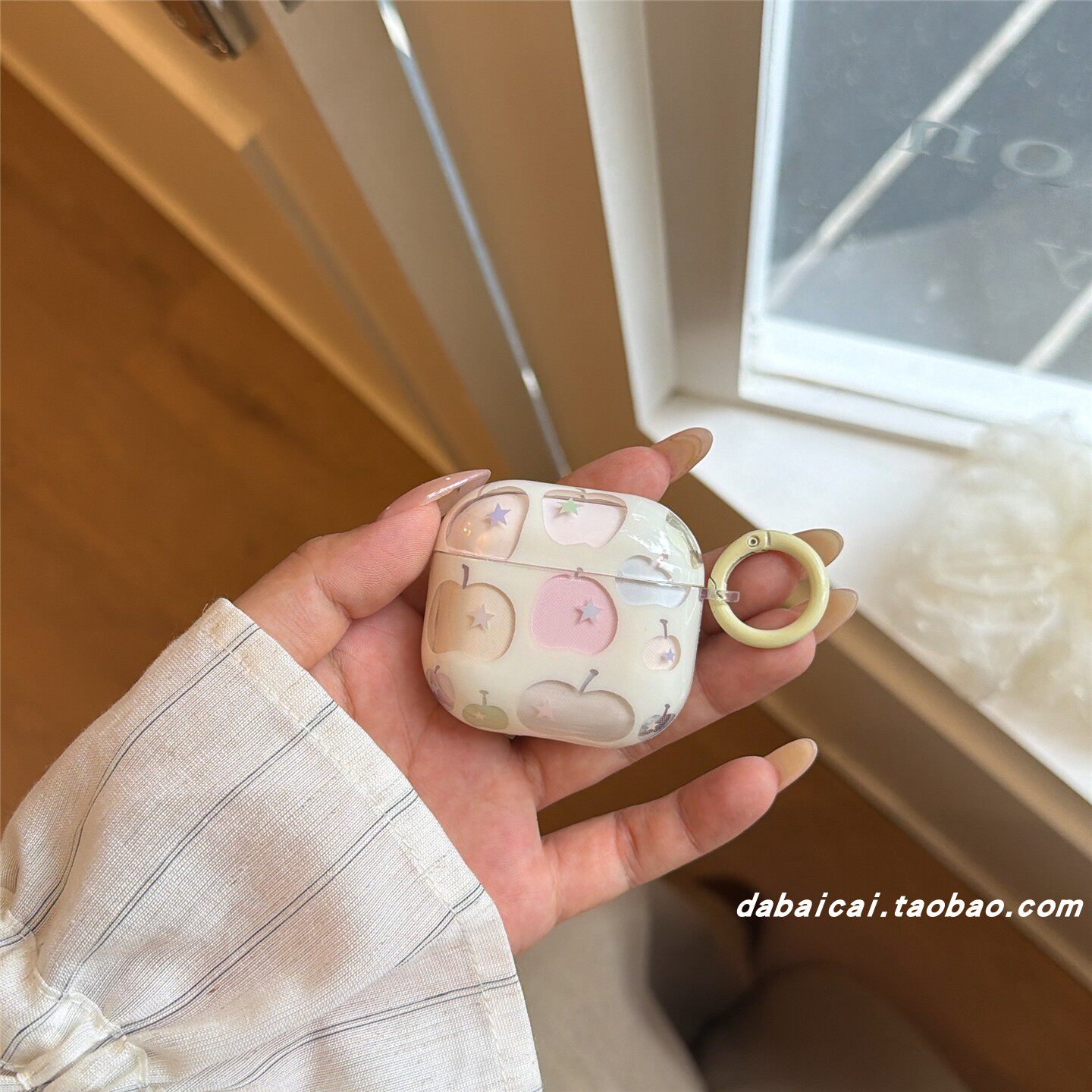 ins韩系镂空苹果星星适用airpods4耳机套pro3新款airpodspro2保护套3代苹果无线蓝牙耳机壳二三代airpods1/2