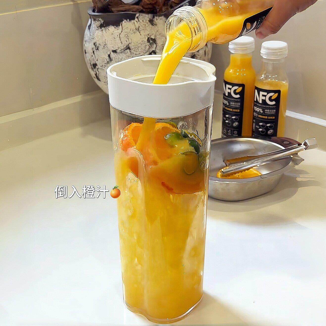 冷水壶凉水壶冰箱家用储水冷萃冷泡杯茶壶食品级大容量冷泡夏凉杯 - 实物图