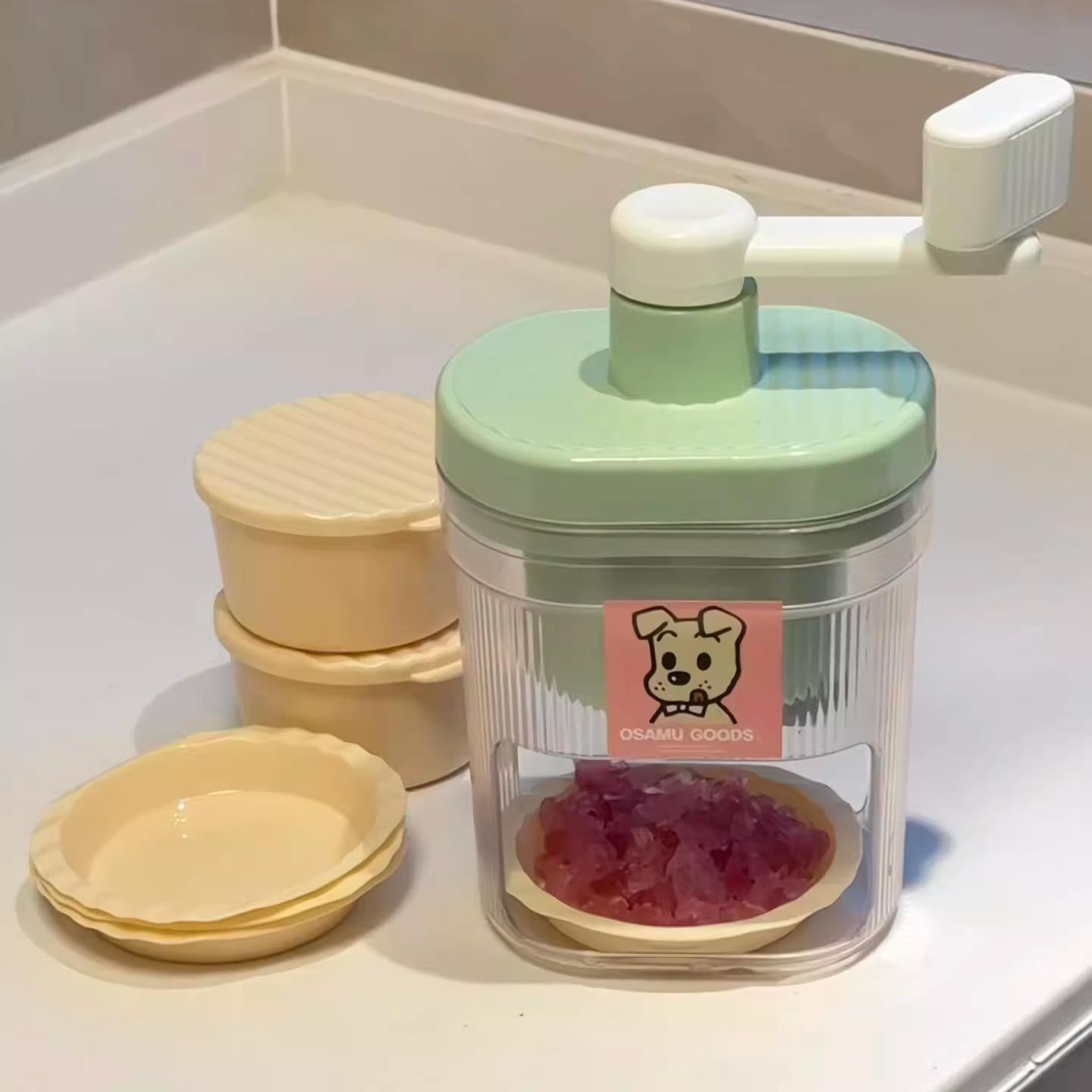 手动刨冰机碎冰机家用小型绵绵冰刨冰机儿童碎冰冰沙雹冰机不插电