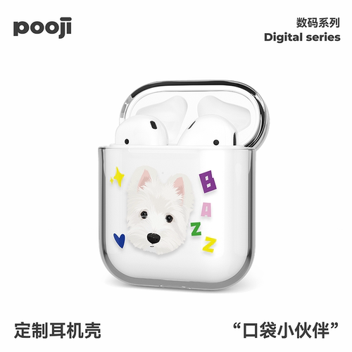 POOJI宠物定制耳机壳来图DIY礼物