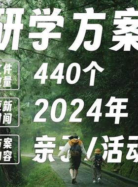 2024研学策划方案亲子夏令营旅行基地博物馆活动推广设计PPT模板