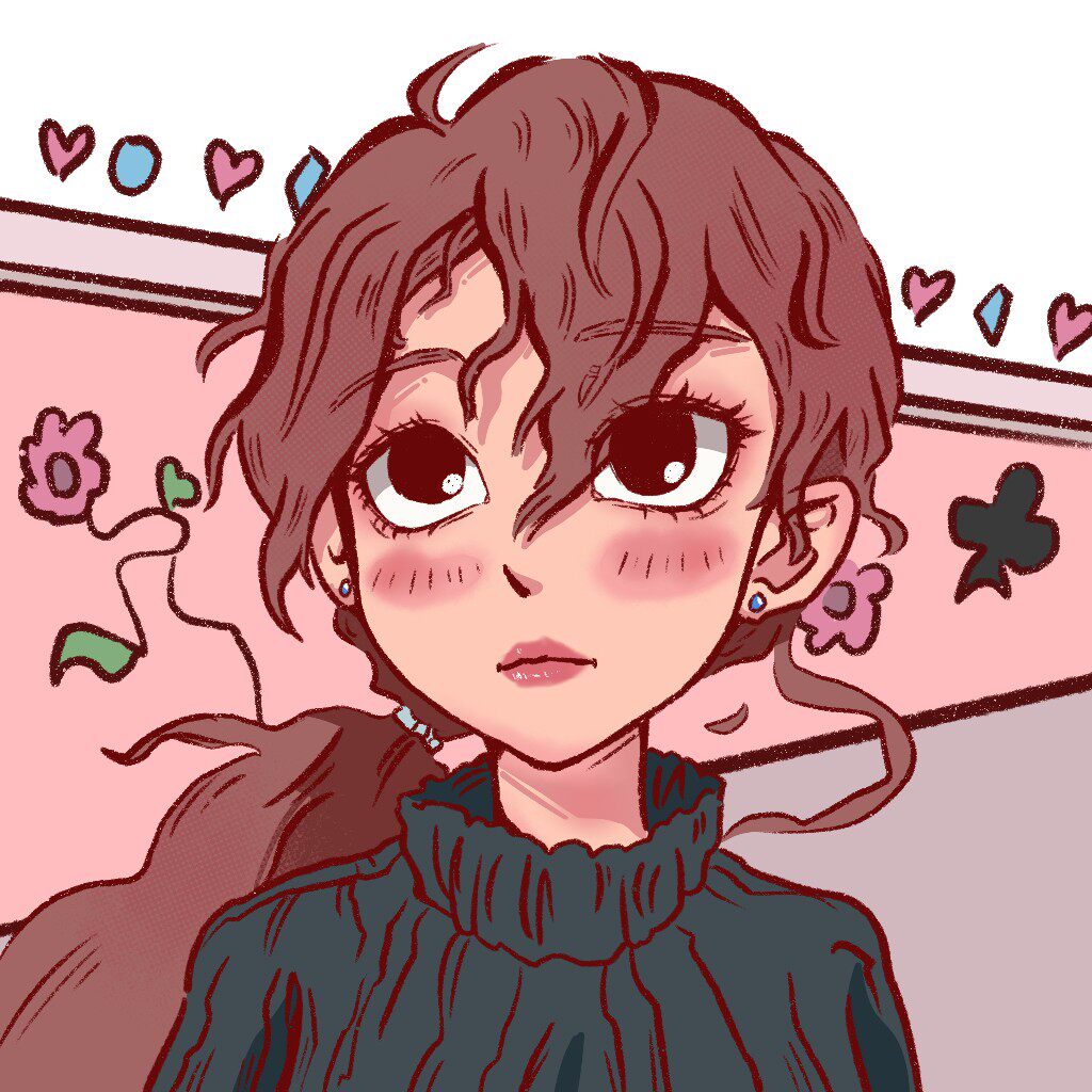 约稿原创q版ins风二次元简笔画情侣头像设计鸭鸭风真人照片转卡通