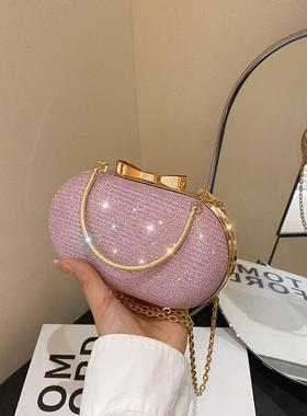 Sequin shoulder crossbody bag跨境高级亮片单肩斜挎包