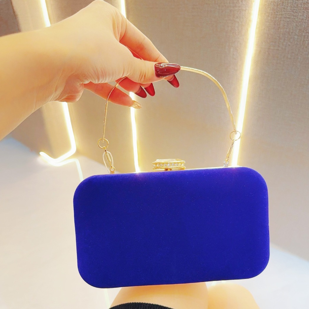 Foreign trade diamond inlaid handbag外贸镶钻手拿包