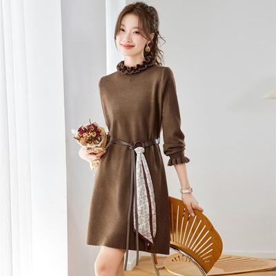 秋冬季针织连衣裙女2025