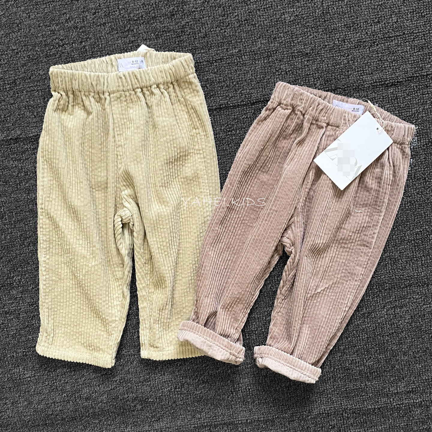 外贸Z家原单 儿童长裤秋冬款灯芯绒男女宝宝休闲裤子纯棉百搭日系,童装/婴儿装/亲子装,裤子,淘宝优惠券,粉丝福利购,淘宝优惠卷