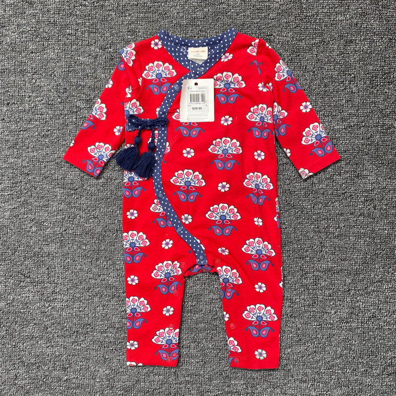 外贸原单 新生儿连体衣新年红拜年服宝宝长袖哈衣纯棉爬爬服红色,童装/婴儿装/亲子装,连身衣/爬服/哈衣,淘宝优惠券,粉丝福利购,淘宝优惠卷