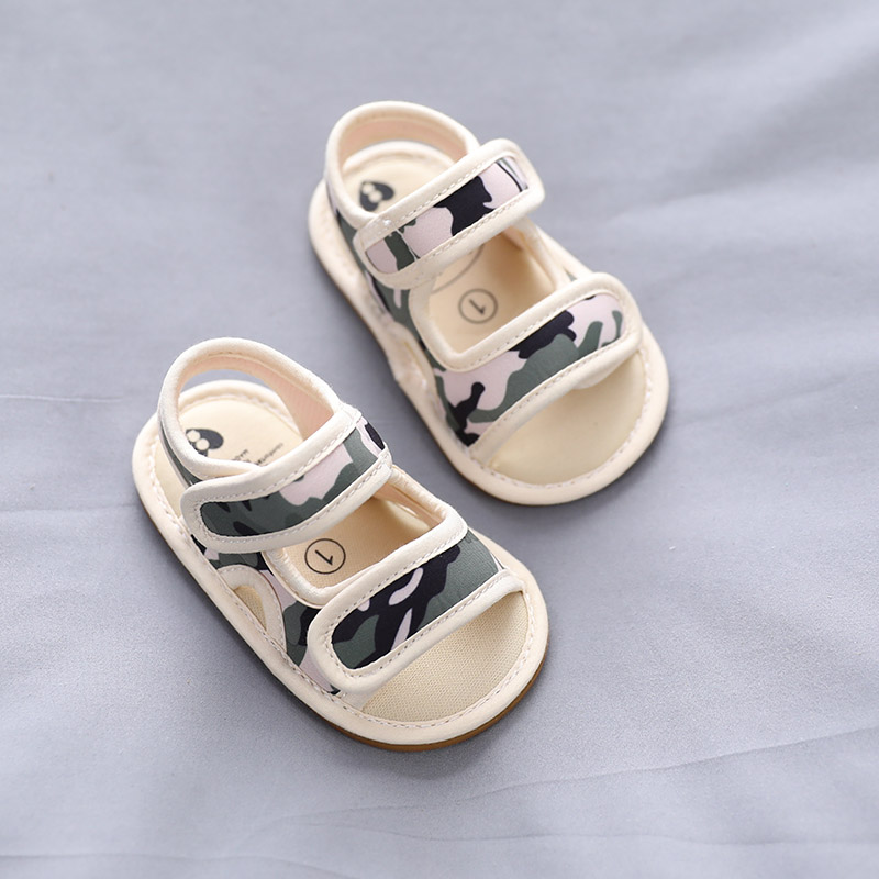 夏季男女宝宝凉鞋0-3-6-8-12个月学步鞋软底防滑婴儿不掉鞋子1岁