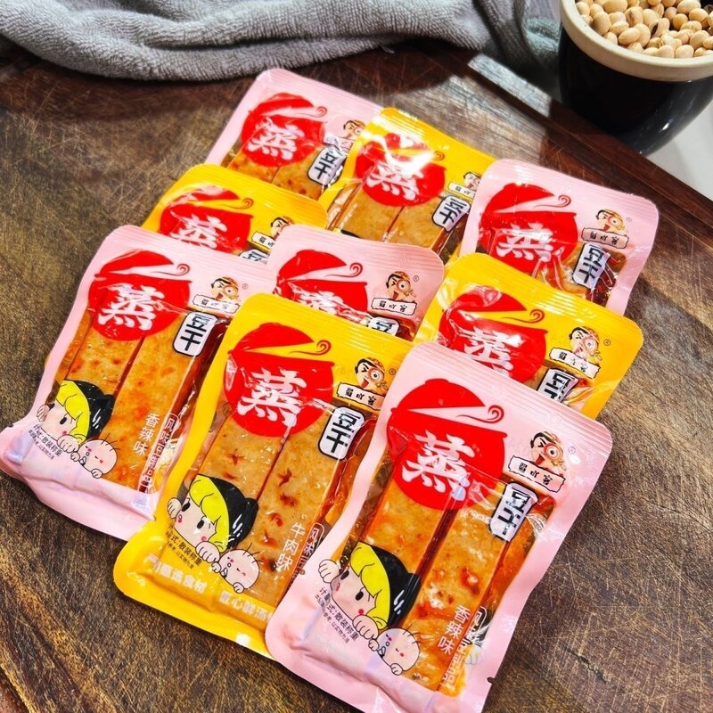 正宗蒸豆干嫩豆干麻辣豆腐干老式怀旧零食特产休闲食品整箱