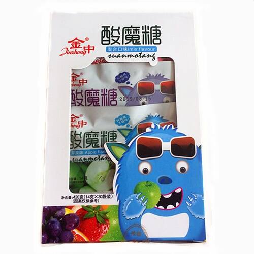 网红抖音酸鬼水果味汽糖爆酸糖柠檬糖怀旧招待婚庆喜酸糖小吃零食