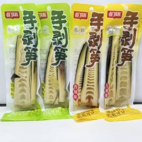 卤门家族手剥笋香辣泡椒老汤多口味休闲代餐露营即食