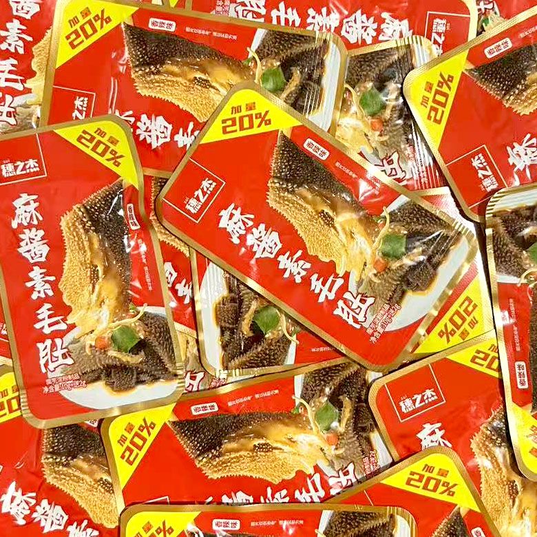 穗之杰麻酱素毛肚香辣味魔芋素毛肚休闲食品麻辣小零食图片